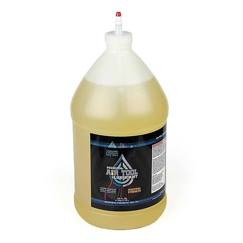 CLIsyntec Premium Air Tool Lubricant - 128 FL. OZ. (1 Gallon) Industrial Pneumatic Tool Oil - Image 1